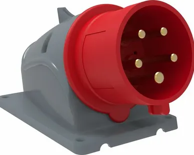 фото Вилка силовая 3-ф., 32А, 380В, IP44 (5-п., стац.) MAG...