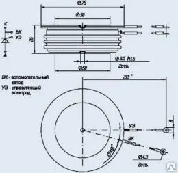 фото Силовой тиристор ТБ153-1000