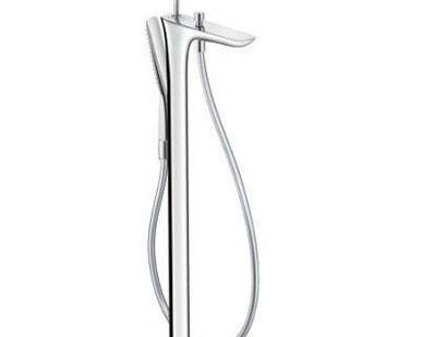 фото Смеситель HANSGROHE PuraVida для ванны (напольный), хром - 15473000