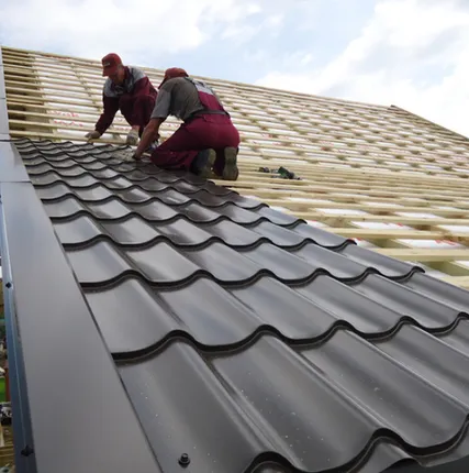 Фото №0 Монтаж металлочерепицы