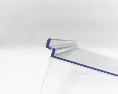 фото Полка 300х330мм для экономпанели прозрачная, акрил