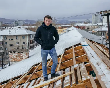фото Сделаем крышу для пятиэтажного здания в Красноярске. 