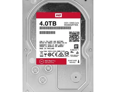 фото Жесткий диск 3.5" 4Tb WesternDigital WD Red Pro WD4002FFWX, 
7200rpm, 128Mb