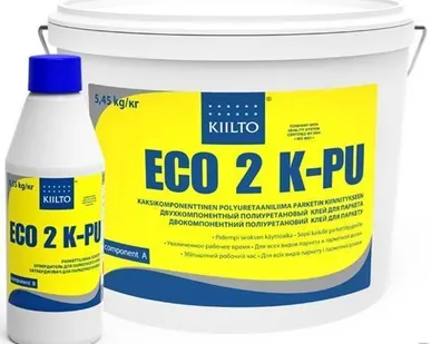 фото Полиуретановый клей для паркета Kiilto ECO 2K-PU