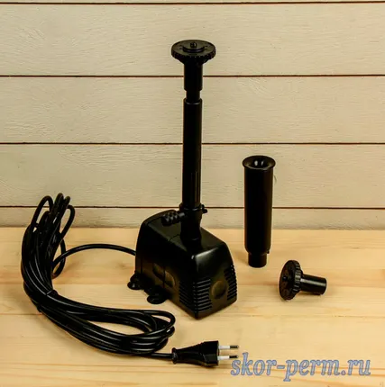 Фото №0 Фонтан для садового водоема HJ-943 (16 Вт, 800 л/ч, h=1,3 м, шнур 10 м)