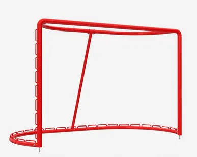 фото Ворота хоккейные разборные из трубы 50 мм (крепление под шпильку)