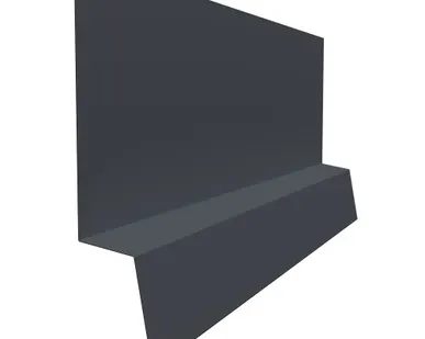 фото Планка начальная фальц 0,5 Quarzit Pro Matt RAL 7024 мокрый асфальт