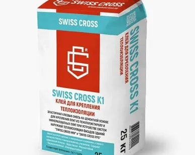 фото Клей для крепления утеплителя SWISS CROSS K1, 25 кг