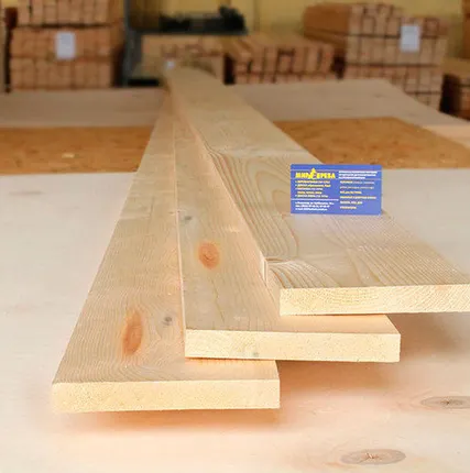 Фото №0 МИР ДЕРЕВА 18*145*6,0 кат С Доска обрезная сухая стр. (сосна, ель) п/м