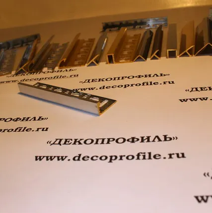 Фото №0 Профиль Г-образный Progress латунь 2,7м - Латунь хромированная - 12,5 мм