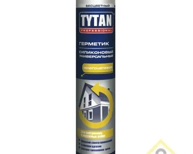фото Герметик силиконовый TYTAN универсальный коричневый 310 мл(В)