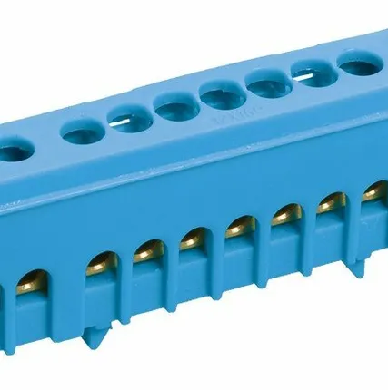 Фото №0 Шина IEK Шина N "ноль" ШНИ-6х9-8-К-С (YNN10-69-8KD-K07)