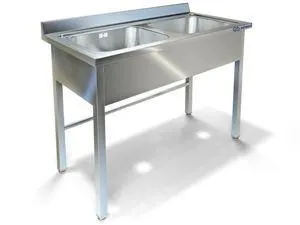 фото Ванна моечная цельнотянутая Kayman К-ВМЦН-2/1400/800