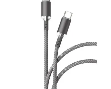 фото Дата-кабель "vlp" Diamond Cable USB C - USB C, 1.2м, серый