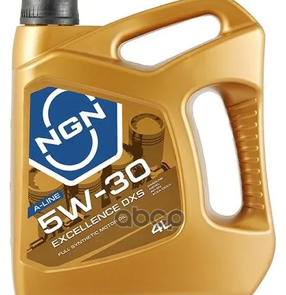 Фото №0 NGN 5W-30 Excellence Dxs A-Line Sn/Cf 4Л (Синт. Мотор. Масло)