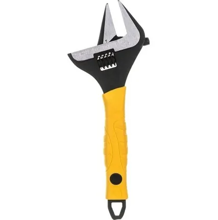 Фото №0 Ключ разводной "Эталон", CrV, узкие губки, шкала, экстра увелич.захват, прорезин.ручка 25 70197