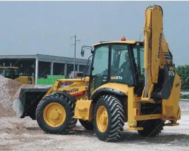 фото Аренда экскаватора-погрузчика Komatsu WB97S-5, Можайск
