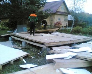 фото Демонтаж сооружений