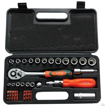 Фото №0 Набор головок STURM 45 предметов 5-19 мм + биты 1045-20-S45