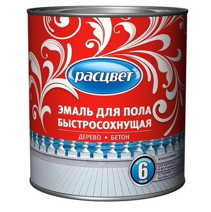 Фото №0 Расцвет Эмаль для пола алкидная быстросохнущая