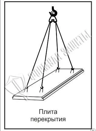 Фото №0 Схема «Плита перекрытия» (300х400 мм)