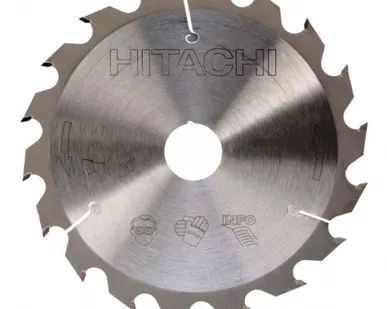 фото Диск пильный Hitachi, по дереву, 18 зубов, 190х30 мм