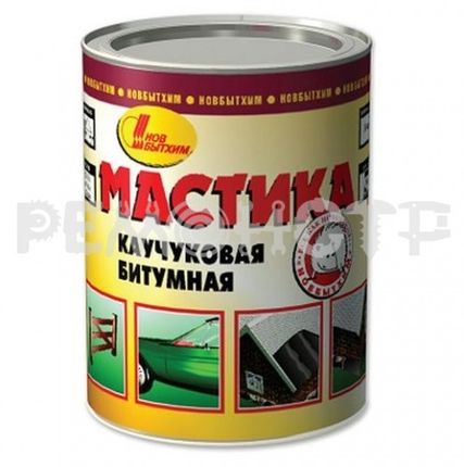 Фото №0 Мастика  1 кг каучук/битум НБХ (12/540) П #