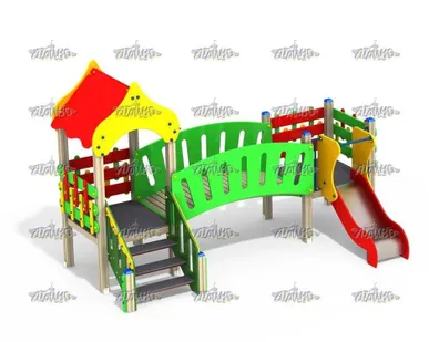 фото Детский игровой комплекс Семицветик Н=700