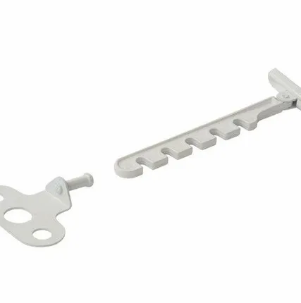 Фото №0 Ограничитель открывания, металлический, 15 мм, белый, Internika