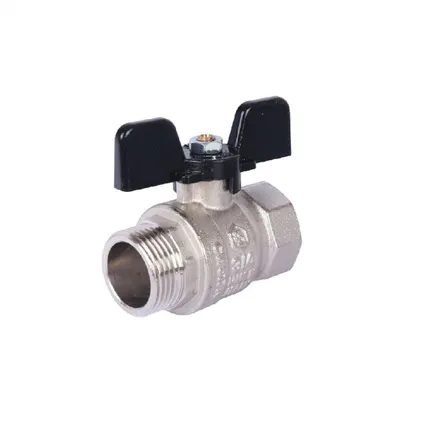 Фото №0 Кран шаровой Stout 1/2" н.р.-в.р. (ручка бабочка)