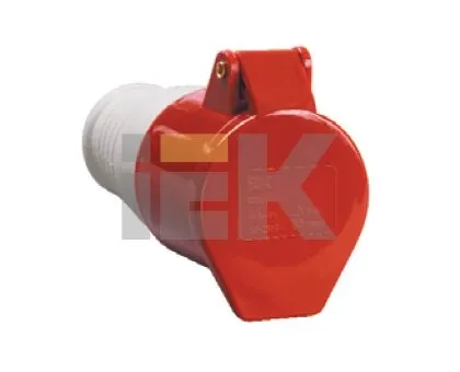 Фото №0 Розетка переносная силовая 16A, 3P+E, 380V, IP44 ССИ-214 PSR22-016-4 IEK (ИЭК)