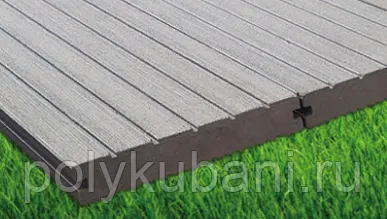 фото Террасная доска Классик полнотелая с пазом/ без паза