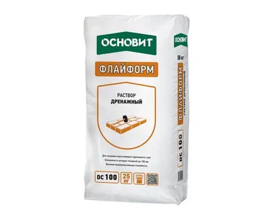 фото Дренажный раствор Основит Флайформ DC100 25 кг