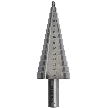 Фото №0 Сверло ступенчатое GRAFF M2 по металлу, HSS, 4*30мм