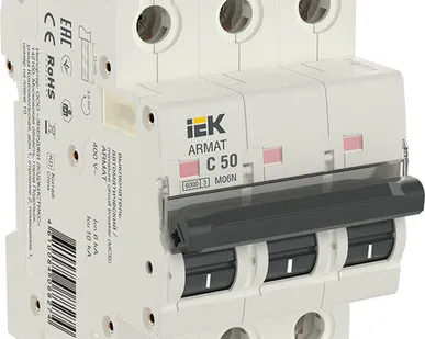фото IEK ARMAT Авт. выкл. M06N 3P C 50А IEK