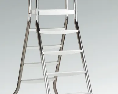 фото Лестница для сборного бассейна (AISI-304, X+X, 4+4 ст.)