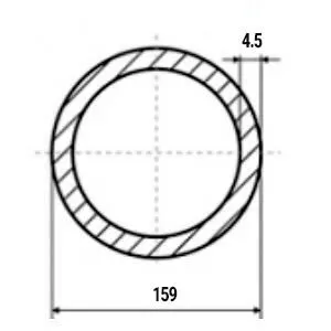 фото Труба электросварная 159х4.5