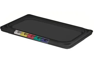 фото Крышка для гастроемкости 1/3 п/п черная Рс