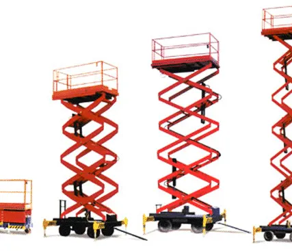 Фото №0 Подъемник ножничный передвижной модели SJY 1000 кг 6 м