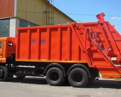 фото Мусоровозы с задней загрузкой КО-427-01 на шасси КАМАЗ-65115-19
в