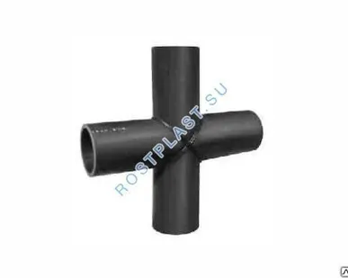 фото Крестовина 90° сварная ПЭ100 SDR17 Ду110