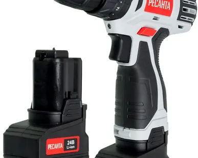 фото Дрель-шуруповерт ДА-24-2ЛК-У Ресанта 75/14/8