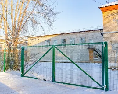 фото Ворота распашные для 3д забора 4000х1800 мм