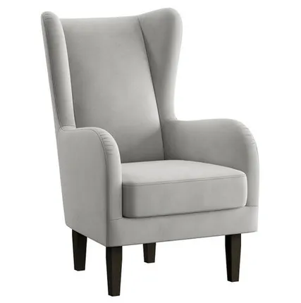 Фото №0 кресло Шеффилд 720х950х1120мм серое