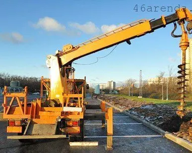 фото Вкручивание винтовых свай