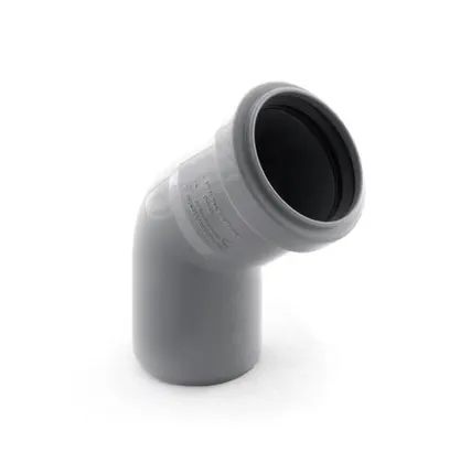 Фото №0 Отвод ВК ПП 50х45, серый,РТП