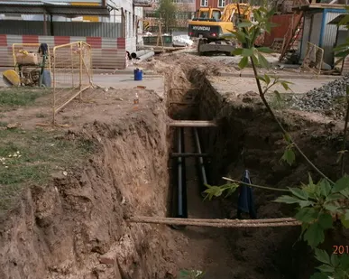 фото Строительство сетей водопровода