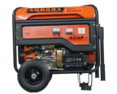 фото Генератор бензиновый Aurora AGE 6500 DSX / 380 В / 5.5 кВт
