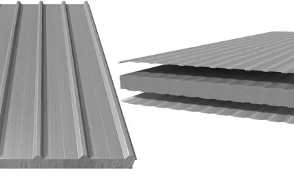 Фото №0 Линия по производству сэндвич-панелей из пенополистирола и минеральной ваты в Москве