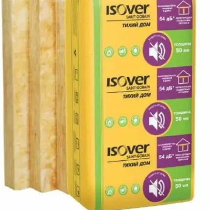 Фото №0 ИЗОВЕР ТИХИЙ ДОМ АКУСТИК 10м²(50*610*1170) ПЛИТА